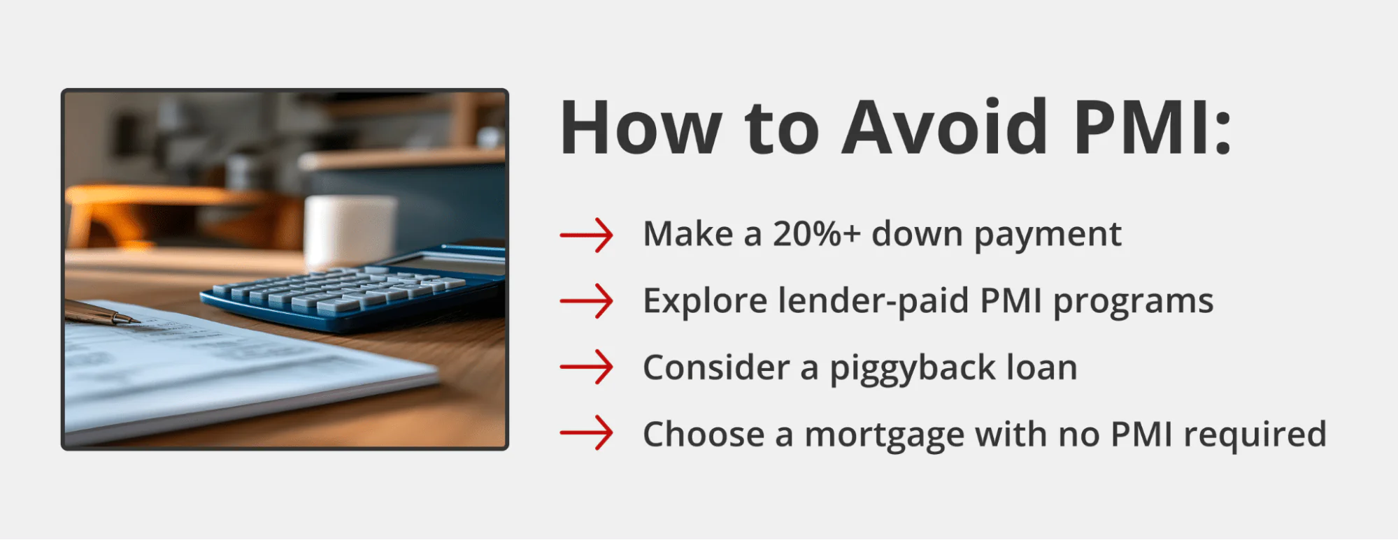 How to Avoid PMI